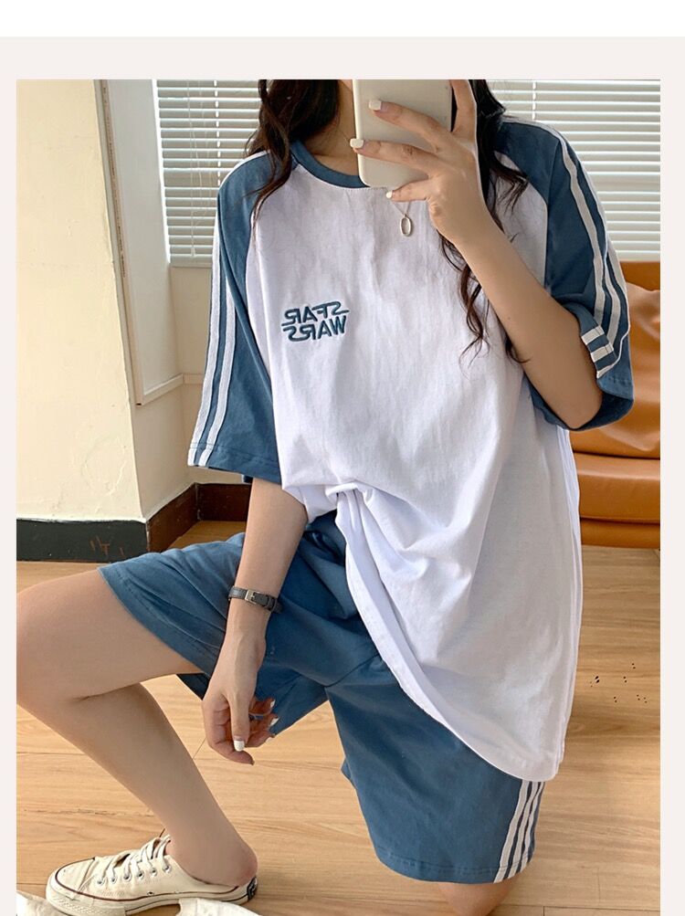 中考体育专用运动服套装女生初中学生体考短裤跑步田径服中招考试