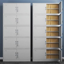 Financial split five-section File Cabinet Certificate Cabinet Iron Cabinet Overall Five Sections Cabinet with Lock Archive Cabinet