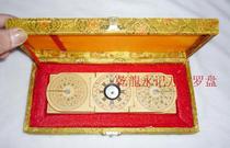 Tiger bone wood handmade wood Japanese moon Sundial Wan Angu Town Old Shop Boutique Ancient Chronograph Tool Non Compass