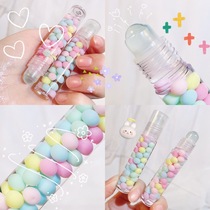 Color Ball Lip Honey Lip Oil Care Lip Transparent Colorless Ball glass lip glazed student Moisturizing Lip Moisturizing Nourishing Young Girl Hearts