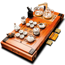 Huali tea set 1m solid wood tea tray Making tea Kung Fu tea creative home office meeting tea table pot sea cup