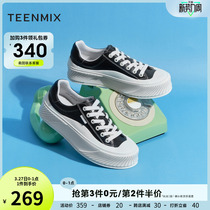 Tianmei thick plate shoes increase cookies shoes flat shoes comfortable wear casual shoes autumn 1BX00CM1