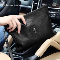 Cohnim Kevin mens handbag leather handbag large capacity Business soft leather handgrip mens bag envelope tide