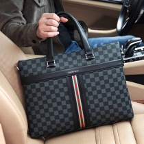 Cohnim Kevin mens bag Hand bag horizontal Business Mens shoulder bag with leather casual crossbody briefcase