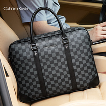 Cohnim Kevin mens bag business briefcase large capacity Mens Hand bag casual shoulder crossbody bag tide
