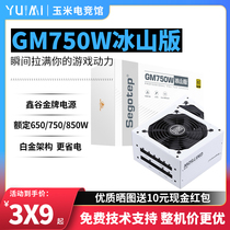 Xin Gu GM750W iceberg version white gold medal full module desktop host computer power rated 650W 850W