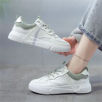 Spring students white shoes thick-soled sneakers muffin bottom Korean edition plate shoes women breathable thick-soled single shoes Liying the same paragraph