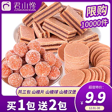 君小馋山楂条开胃零食300g[6元优惠券]-寻折猪