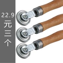 Rolling solid wheel car tire repair tool cold patch vacuum tire repair tool press leather strip solid wheel