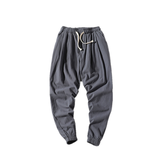 Chinese wind cotton and hemp men's pants in summer thin retro lamps pants loose wide -leg long pants men's linen casual pants
Chinese wind cotton and hemp men's pants in summer thin retro lamps pants loose wide -leg long pants men's linen casual pants