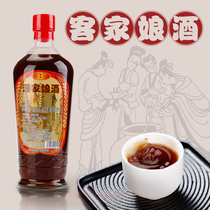 Meizhou Xingning Ya family classic mother wine authentic fire-burning Hakka glutinous rice raw pulp rice wine glass bottle self-brewed sweet wine