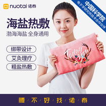 Moxibustion hot bag electric heating sea salt bag physiotherapy Wormwood coarse salt hot compress bag