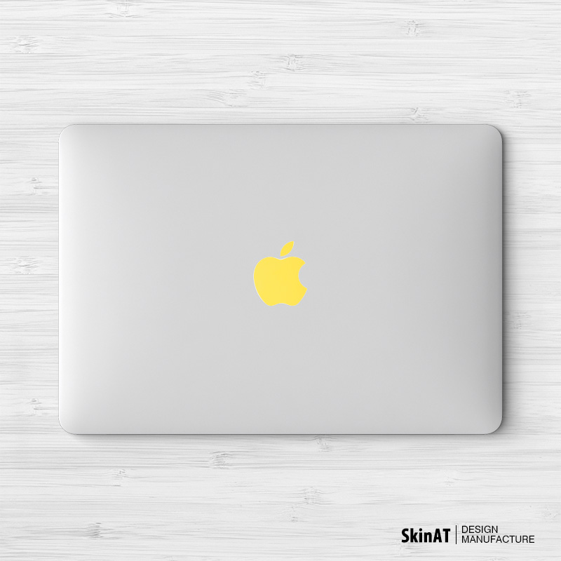 SkinAT MacBook Air苹果logo纯色贴膜 Mac笔记本Pro 创意logo贴纸产品展示图4