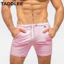 TADDLEE mens speed dry anti-embarrassment swimming pants spa large code professional swimsuit Male flat angle downpable beach pants