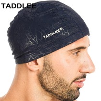 TADDLEE SWIMMING CAP MALE Comfort High Play PU Coatings Professional Swimming Cap Waterproofing Large Sporting Outfit