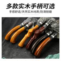 Solid wood bridge raft rod short raft rod handlebar bridge fishing raft rod ice fishing rod 6mm variable 2 6mm microlead platoon slit bridge fishing raft rod