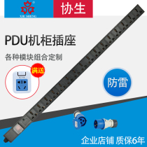 PDU Enclosure Power Lightning Protection Row Socket Vertical 12 12 16 20 24 24 10A16A Extra-long High-power Wiring Board