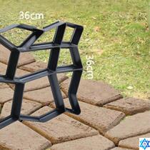 Printing plate by cement mould hexagon mold gardening地砖模