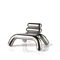 GRP Special Spray Plated Casual Chair Designer Prototype board room Sales Department Reception Chair Round Pipe Outdoor Splicing Chair