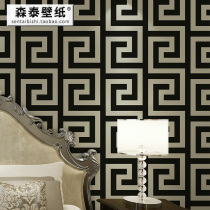Chinese style modern minimalist geometric lines Gprint waterproof PVC wall paper Living room Bedroom Clothing Shop Background Wall Wallpaper