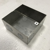 Thickened stainless steel 120 type cassette Wall switch socket panel concealed bottom box Wiring box Power junction box