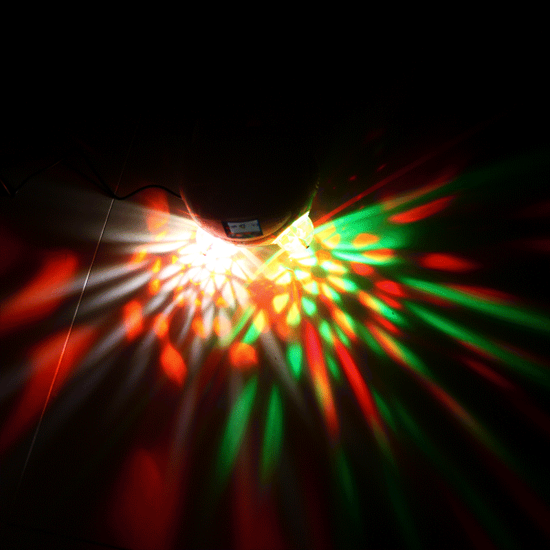 新款蓝牙led音乐水晶魔球舞台灯光灯包厢酒吧usb mp3灯可充电