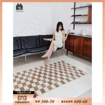 (Aoyama Ucho) Original design of Rome's living room imported paleochemical chess tag carpet bedroom blanket