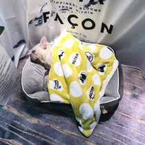 Dog Thickened Blanket Cat Warm Pad Sleeping Pad Pet Blanket Quilt Sleeping Autumn and Winter Cat Nest Cotton Pad