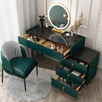 Light Extravagant Dresser Collection Cabinet Integrated Bedroom Small Family Type Rock Board Makeup Table Modern Minimalist Makeup Desk Net Red Wind