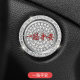 ການດັດແປງລົດ luminous one-click start decorative ring keyhole switch ignition ignition ring interior supply sticker anti-scratch