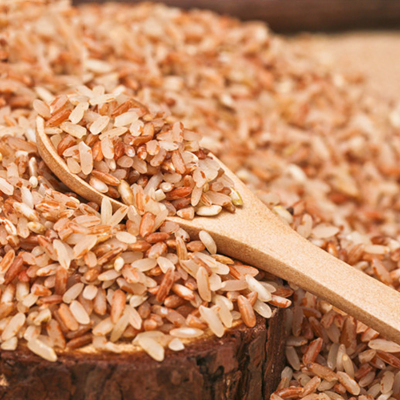 热销贵州梯田粗粮农家自种惠水老红米 红粳米月子米 红稻米1000克