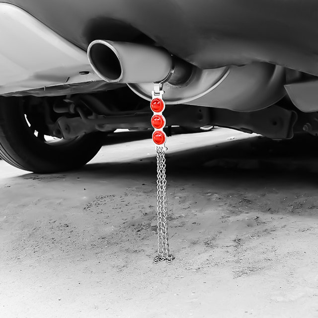 Automobile static strip eliminator grounding strip car-mounted car-mounted static removal chain chain car exhaust pipe suspended mopping wire