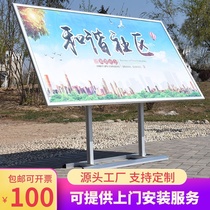 Floor-to-ceiling event display board Promotional display board Rotatable bevel event poster rack Bulletin board Event KT board display rack