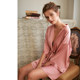 ຊຸດນອນຊຸດນອນເຊັກຊີ່ຂອງຝຣັ່ງຊຸດຊັ້ນໃນຂອງແມ່ຍິງ cardigan ລະດູຫນາວ silky elegant pajamas nightgown ຄວາມປາຖະຫນາທີ່ບໍລິສຸດຂອງເຮືອນສໍາລັບແມ່ຍິງ