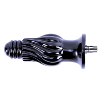 (4 8CM)Special screw - shaped anal PLUG No 1 for export pumping machines for masturbation and anal sex
