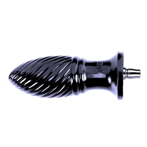 (4 6CM)Special screw - shaped anal PLUG No 2 for export pumping machines for masturbation and anal sex