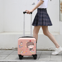 Password Suitcase for male and female students 141518 inches cute children suitcase Womens small boarding Rbar Box light