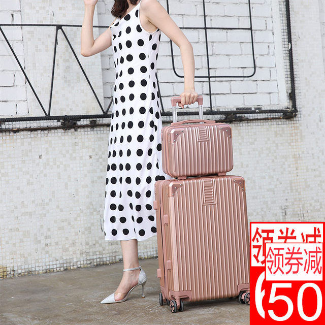 Naibin suitcase password box male and female trolley case female 262428 luggage box college student boarding case bag Naibin suitcase password box male and female trolley case female 262428 luggage box college student boarding case bag