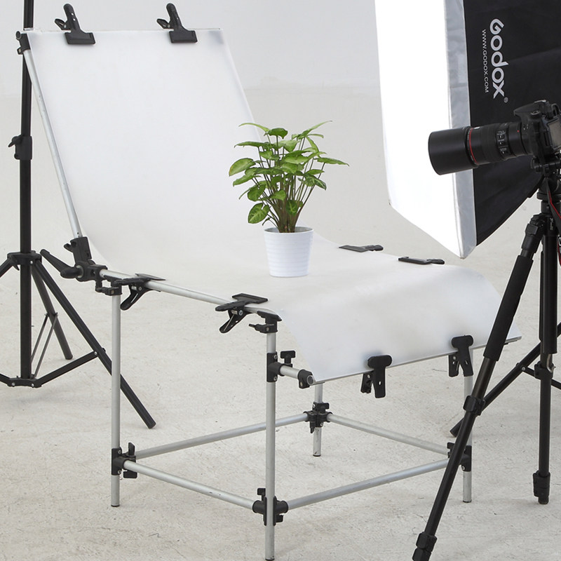 贝阳产品拍摄台 摄影台 摄影棚摄影器材套装 摄影静物台 60*130cm