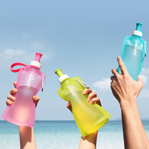 Korea jumony silicone water bag adult portable water Cup Outdoor Sports Travel large capacity folding children kettle