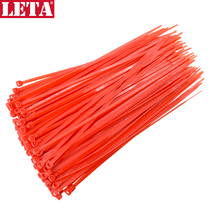 Letta Red nylon Cable Tie 4×200mm(100) Strapping cable tie LT-PPE557