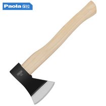 Paula axe Household wood chopping Pure steel All-steel outdoor tree chopping wood chopping wood cutting head worker small axe large shaped axe