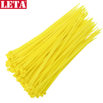 LETA Yellow Nylon Cable Tie 4×200mm(100) Strapping cable tie LT-PPE559
