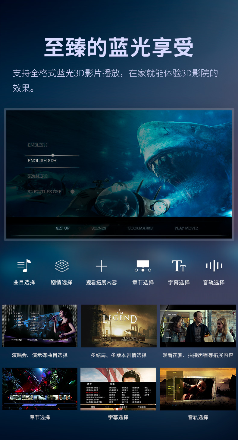 亿格瑞a5二代 专业级4k蓝光硬盘播放机