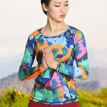 Quick-drying clothes womens long sleeves thin summer outdoor sports tops sunscreen sweat-absorbing mountaineering size quick-drying T-shirt men