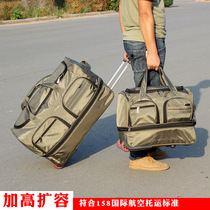 30-inch oversized 158 international check rod bag male 26-inch hand luggage bag 20-inch boarding folding travel bag
