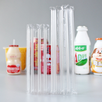 Disposable tip lids with small straw children drinking sour milk fine straw lactic acid bacteria drinks with short straws hard