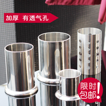 Stainless Steel Straw Seat Small chopstick cylinder Home containing box Large number chopstick holder Chopstick Cage Milk Tea Straw Barrel Drain Rack