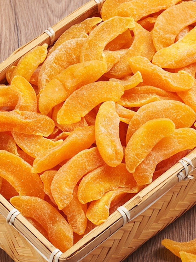 黄桃干罐装500g新鲜水果干桃子干