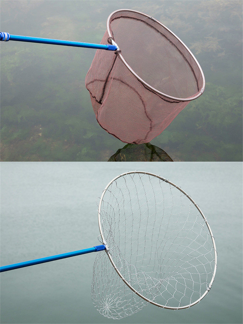 工厂直供抄网兜防挂抄网布大力马抄鱼网兜不带圈尼龙密眼编织不挂